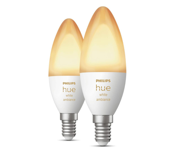 Philips Hue White ambiance Inteligentna Żarówka 2xE14 - 709614 - zdjęcie 2